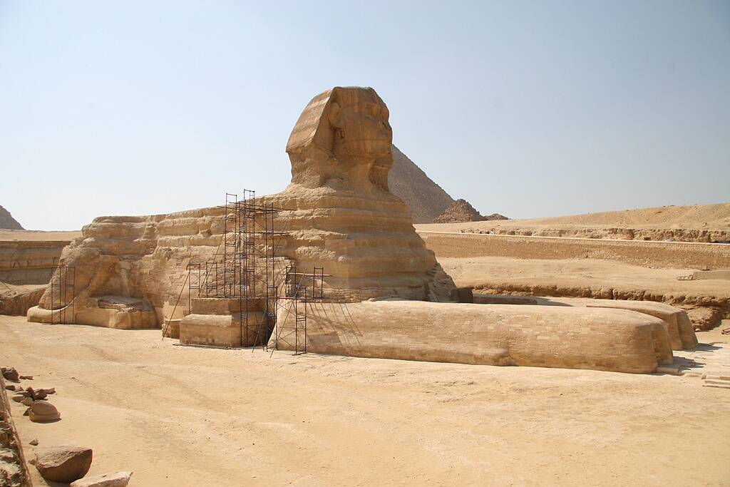 The Sphinx. In arabic called Abu al-Hol (father of terror).