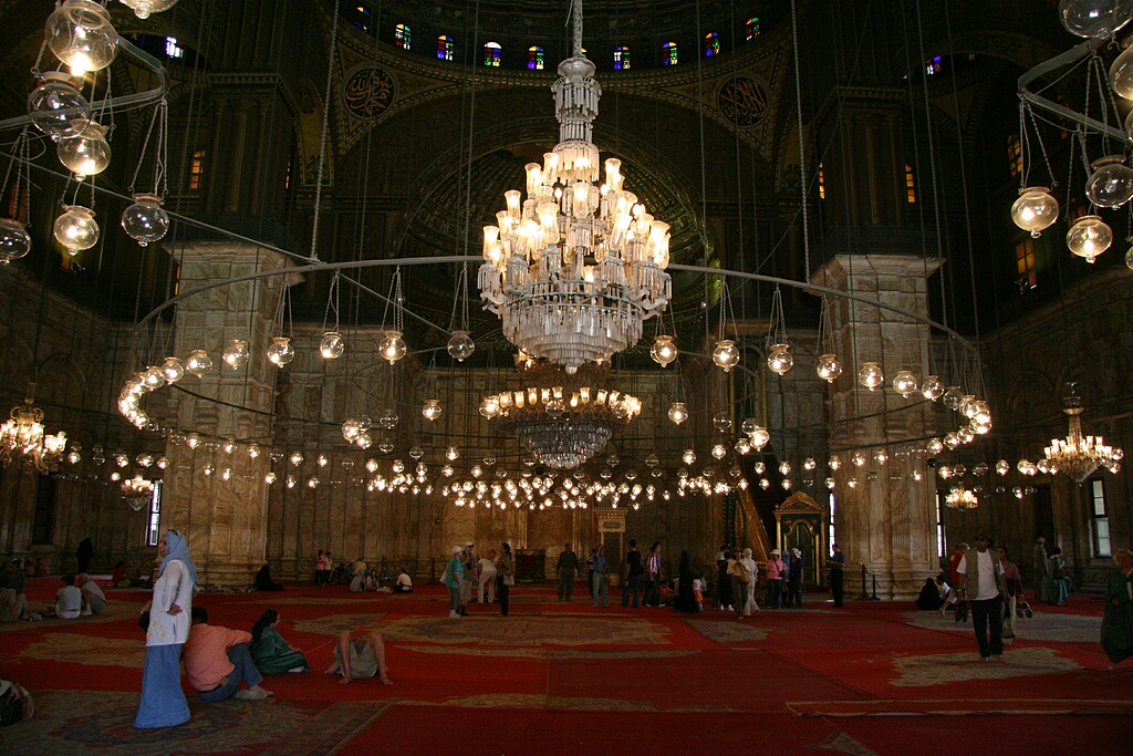 Inside the Mohammed Ali Mosque